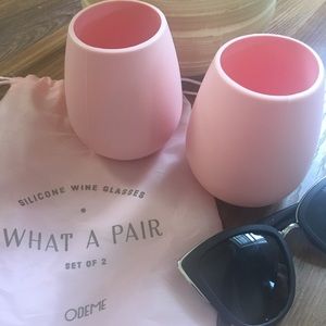 Odeme silicone wine glasses